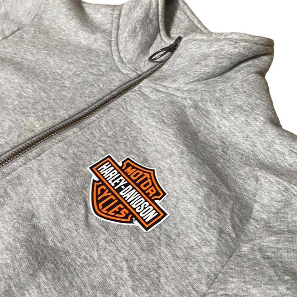 Vintage 2000s Harley Davidson Quarter Zip - Picture 3 of 5